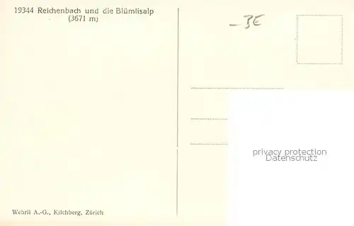 AK / Ansichtskarte Reichenbach_BE und die Bluemlisalp  