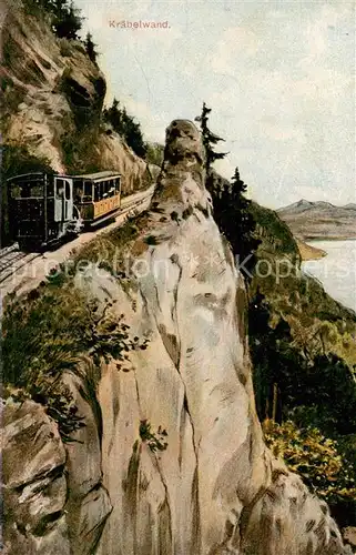 AK / Ansichtskarte Zugersee Kraebelwand Feldpost Zugersee