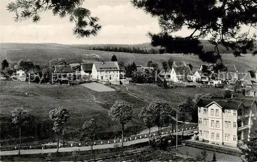 AK / Ansichtskarte 73820447 Altenau_Harz Kurhaus Hannover mit Blick zum Braunschweiger Ferienheim Altenau Harz