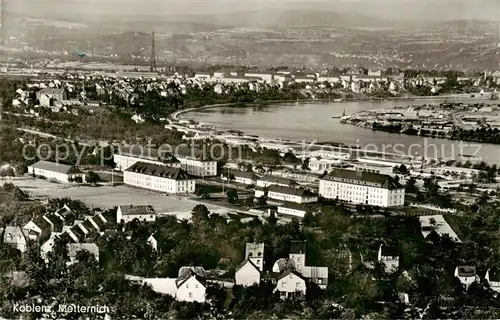 AK / Ansichtskarte  Koblenz__Rhein Metternich Panorama 