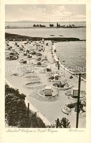 AK / Ansichtskarte  Lietzow__Ruegen Strandpartie 