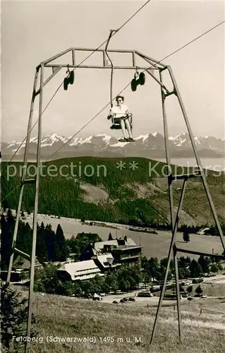 AK / Ansichtskarte  Sessellift_Chairlift_Telesiege Feldberg Schwarzwald  