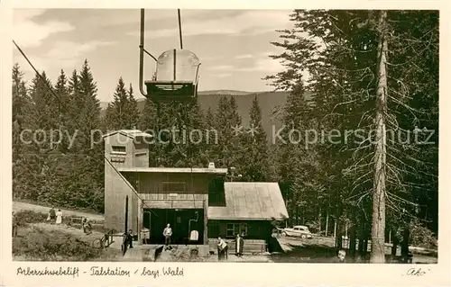 AK / Ansichtskarte  Sessellift_Chairlift_Telesiege Bayr.Wald Arberschwebelift gr.Arbern Talstation 