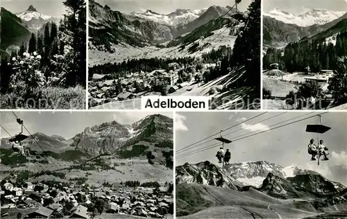 AK / Ansichtskarte  Sessellift_Chairlift_Telesiege Adelboden 