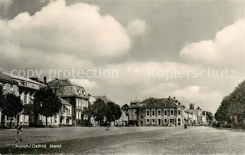 AK / Ansichtskarte  Aurich_Ostfriesland Markt Aurich_Ostfriesland