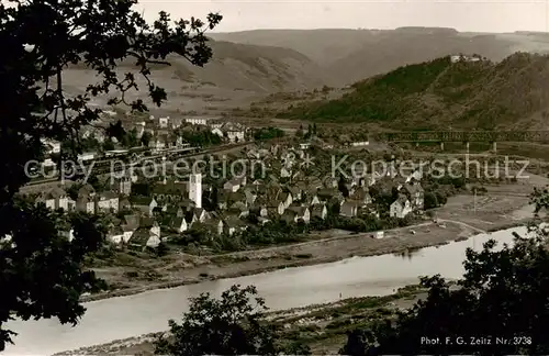 AK / Ansichtskarte  Bullay_Mosel mit Hotel und Jugendherberge Marienberg Bullay_Mosel