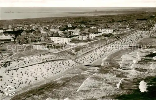 AK / Ansichtskarte  Wangerooge_Nordseebad Fliegeraufnahme Wangerooge_Nordseebad