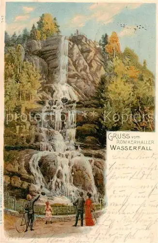 AK / Ansichtskarte  Romkerhaller-Wasserfall_Goslar Ansicht 