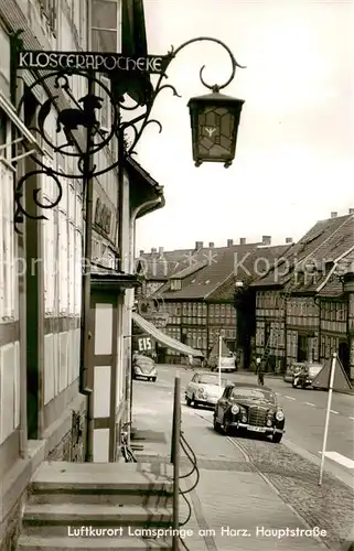 AK / Ansichtskarte  Lamspringe Hauptstrasse Klosterapotheke Lamspringe