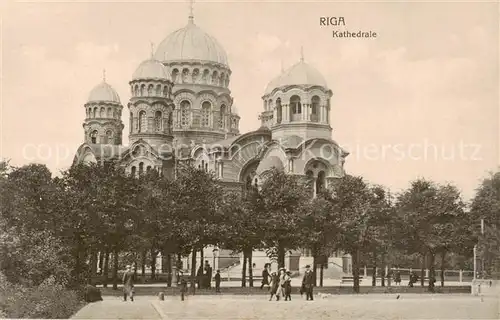 AK / Ansichtskarte  Riga_Latvia Kathedrale 