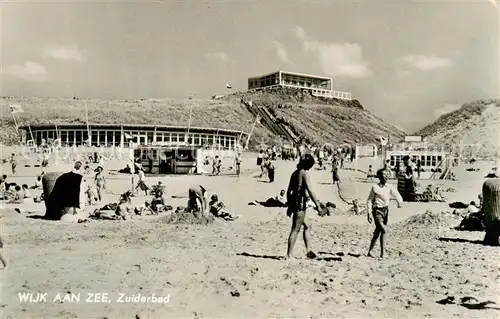 AK / Ansichtskarte  Wijk_aan_Zee_Wyk_NL Zuiderbad Strand 