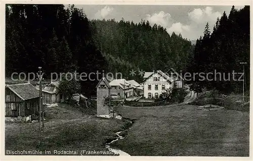 AK / Ansichtskarte  Bischofsmuehle_Rodachtal_Helmbrechts Panorama 