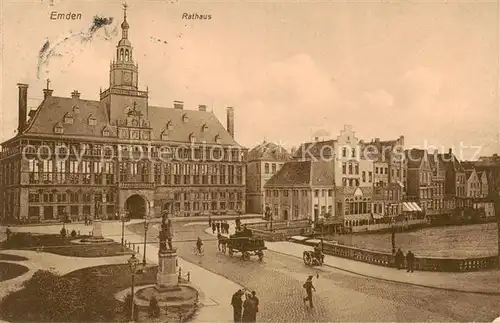 AK / Ansichtskarte  Emden__Ostfriesland Rathaus 