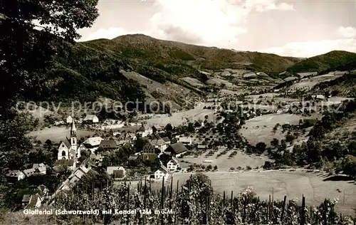 AK / Ansichtskarte  Glottertal_Schwarzwald mit Kandel Panorama 