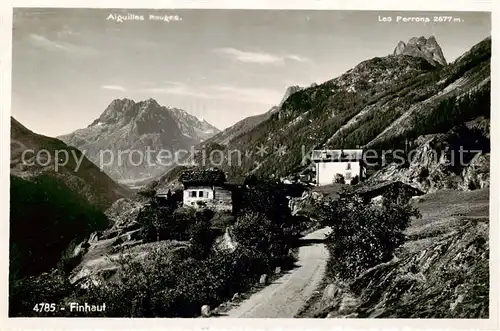 AK / Ansichtskarte Finhaut_Finshauts_VS Panorama Bergdorf Walliser Alpen 