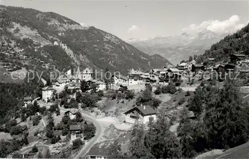 AK / Ansichtskarte Vissoie_VS Panorama Val d Anniviers Alpes Valoises 