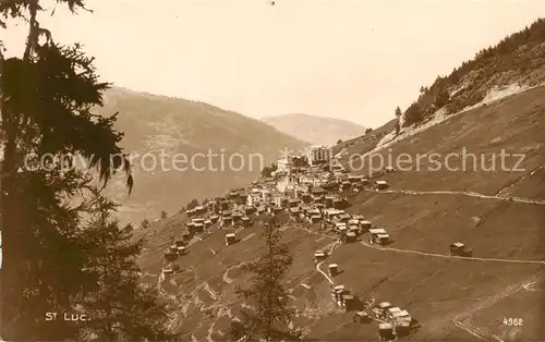AK / Ansichtskarte St_Luc_VS Panorama Bergdorf Walliser Alpen 