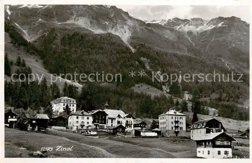 AK / Ansichtskarte Zinal_VS Teilansicht Walliser Alpen Zinal_VS