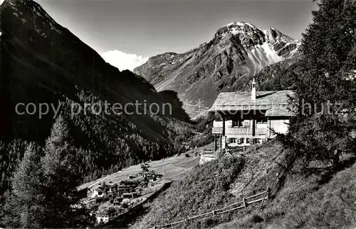 AK / Ansichtskarte Grimentz_VS Chalet des Amis de la Nature Naturfreundehaus Walliser Alpen 