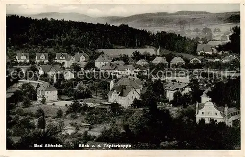 AK / Ansichtskarte  Bad_Altheide_Polanica-Zdrój Panorama Blick von der Toepferkoppe 