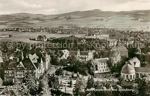 AK / Ansichtskarte 73820677 Bad_Kudowa_Kudowa-Zdroj_Niederschlesien_PL Panorama Blick vom Schlossberg 