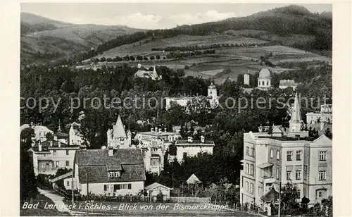 AK / Ansichtskarte  Bad_Landeck_Schlesien_PL Panorama Blick von der Bismarckkoppe 