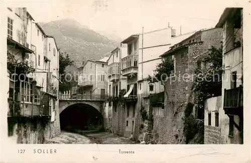 AK / Ansichtskarte  Soller_Mallorca Torrente Altstadt Soller_Mallorca