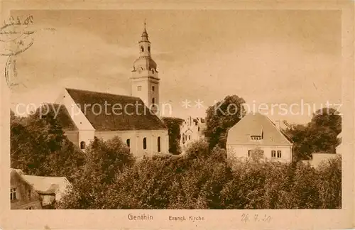 AK / Ansichtskarte  Genthin Evangelische Kirche Genthin