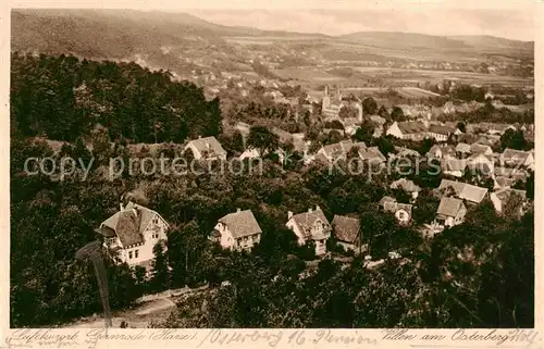 AK / Ansichtskarte  Gernrode_Harz Panorama Villen am Osterberg Gernrode Harz