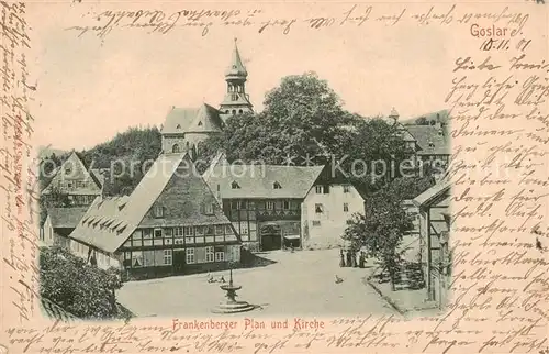 AK / Ansichtskarte  Goslar Frankenberger Plan und Kirche Goslar