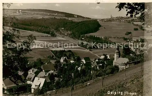 AK / Ansichtskarte  Geising_Erzgebirge Panorama Geising Erzgebirge