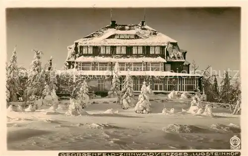 AK / Ansichtskarte  Georgenfeld Lugsteinhof im Winter Georgenfeld