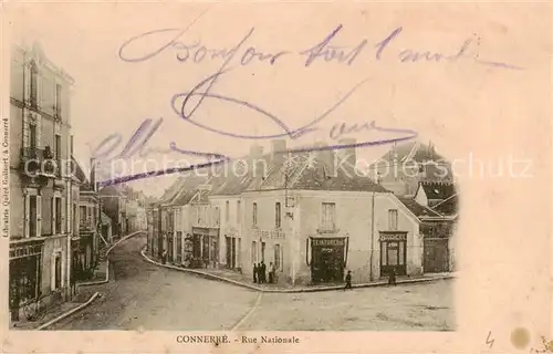 AK / Ansichtskarte Connerre_72_Sarthe Rue Nationale 