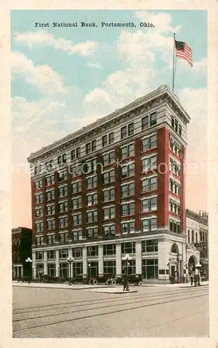 AK / Ansichtskarte  Portsmouth_Ohio_USA First National Bank 