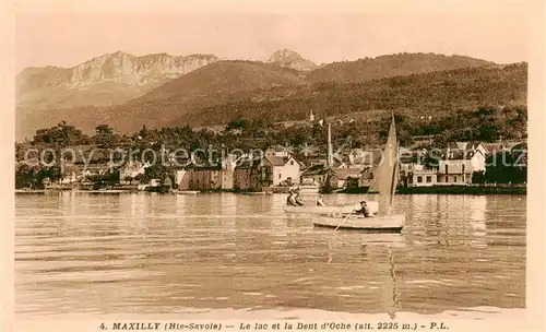 AK / Ansichtskarte Maxilly sur Leman_74_Haute Savoie Le lac et la Dent d Oche 
