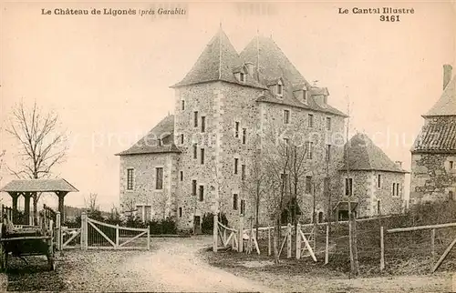 AK / Ansichtskarte Ligones_Chateau_Garabit_15_Cantal Le Chateau de Ligones 