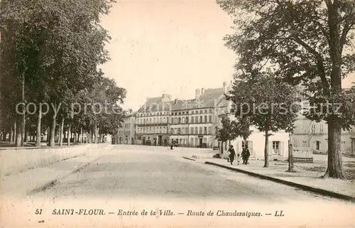 AK / Ansichtskarte Saint Flour_15_Cantal Entree de la Ville Route de Chaudesaigues 