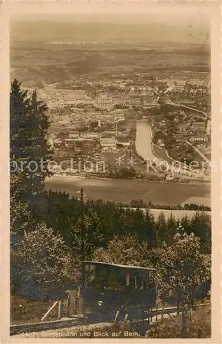 AK / Ansichtskarte Bern_BE Gurtenbahn Panorama Bern_BE