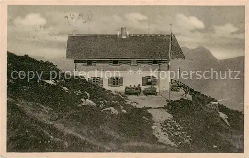 AK / Ansichtskarte  Zeppezauerhaus_1663m_Salzburg_AT mit dem Staufen 