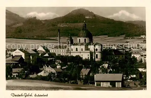 AK / Ansichtskarte  Deutsch-Gabel_Jablonne_Podjestedi_CZ Panorama 