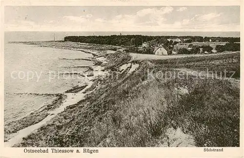 AK / Ansichtskarte  Thiessow_Ostseebad_Ruegen Suedstrand Thiessow_Ostseebad_Ruegen