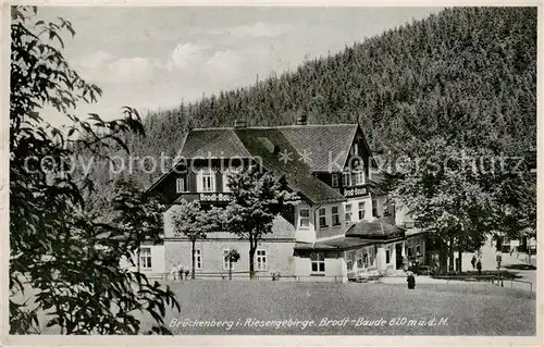 AK / Ansichtskarte  Brueckenberg_Krummhuebel_Riesengebirge_PL Brodt Baude 