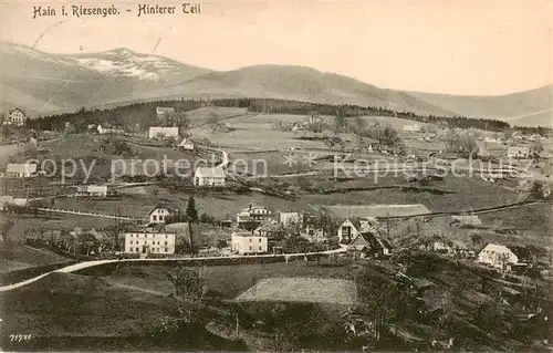 AK / Ansichtskarte 73820948 Hain__Giersdorf_Riesengebirge_Podgorzy_PL Panorama 