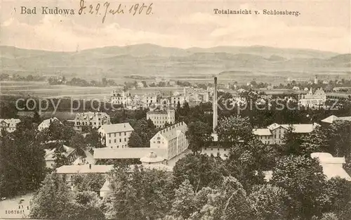 AK / Ansichtskarte  Bad_Kudowa_Kudowa-Zdroj_Niederschlesien_PL Panorama vom Schlossberg 