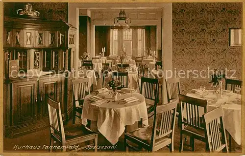 AK / Ansichtskarte  Benneckenstein_Harz Kurhaus Tannenwald Christl Hospiz Speisesaal Benneckenstein_Harz