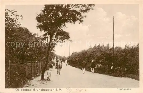 AK / Ansichtskarte  Brunshaupten_Kuehlungsborn_Ostseebad Promenade 