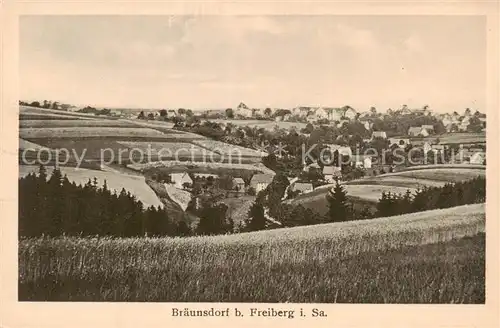 AK / Ansichtskarte  Braeunsdorf_Oberschoena Panorama 