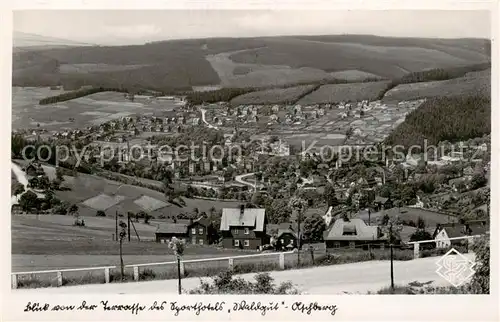 AK / Ansichtskarte  Aschberg__Vogtland_Reichenbach Sporthotel Waldgut Aschberg Panorama 