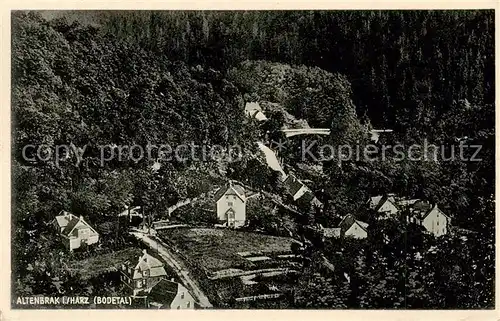 AK / Ansichtskarte  Altenbrak_Harz Panorama Bodetal Altenbrak Harz