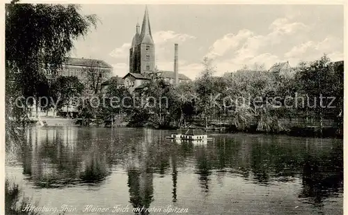 AK / Ansichtskarte 73820993 Altenburg__Thueringen Kleiner Teich mit roten Spitzen 